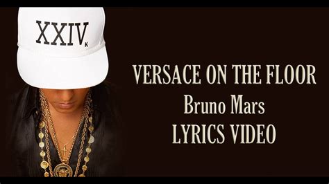 versace on the floor song|Versace song bruno mars.